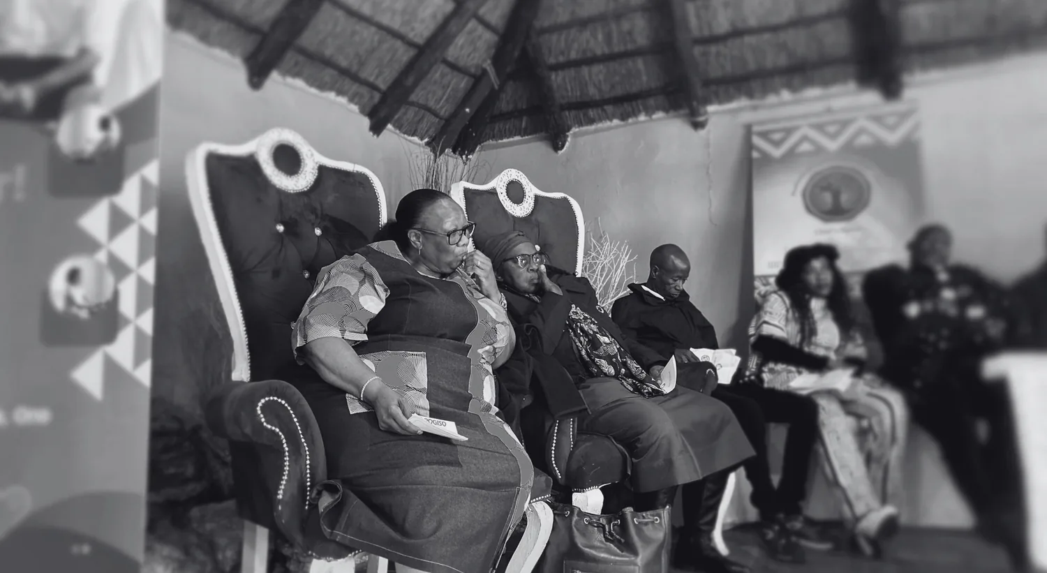 Community members gathered at a Reagile Madisakwane Foundation event in Soweto